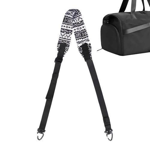 Correa para el hombro – Correas de equipaje | Correa de hombro de repuesto ajustable | Gancho de metal Heavy Duty Belt cómodo para desplazamientos de viajes Camping Beach Mochila Maletín