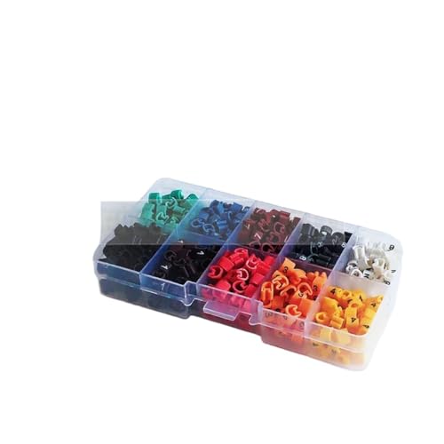 Tubes de marquage pour câbles en PVC multicolore 1,5 à 6 mm²