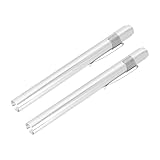 VALICLUD 2 Stück Medizinische Led Stiftleuchten Mit Gelbem Licht Leicht Langlebig Mit Clip Für Ärzte Und Krankenschwestern Zur Pupillen Und Mundinspektion