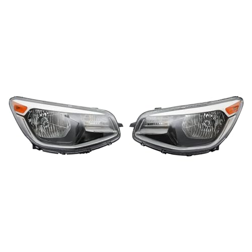 For Kia Soul 2014-2019 Front Halogen Headlight Assembly, Left+Right Driver