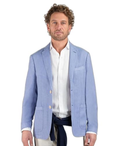 El Ganso Americana Lino Garment Dyed Azul