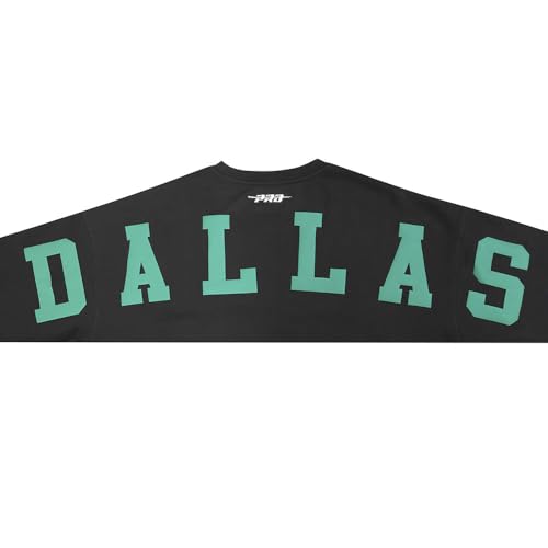Pro Standard Mens NHL Dallas Stars Wingspan Crewneck Sweatshirt Black L by Pro Standard - Image 3