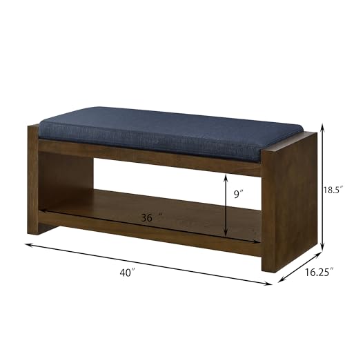 Banc à chaussures pour chambre et entrée avec solution compacte d'assise