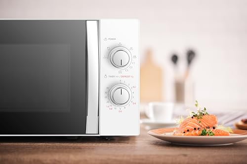 Toshiba MW-MG20P (WH) Four à micro-ondes avec grill 800 W avec Crispy Grill 1000 W & Cuisson combinée, 20 l, blanc