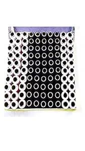 Generic Surya Moon Thread Black & White 150 Mtr (50 + 50 Pack Of 100) - Polyester, 500 G