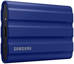 Samsung T7 Shield przenośny SSD 1 TB, USB 3.2 Gen.2 zewnętrzny dysk SSD niebieski (MU-PE1T0R/EU)