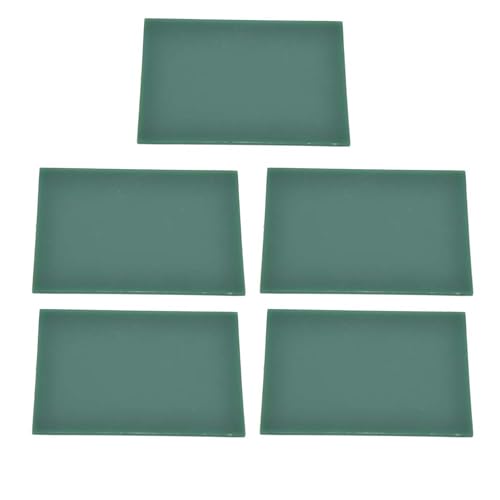 Sliced Jewelry Wax Block Lost Wax Casting Carving Wax Molding Tool Molding Sculpting Green 5Pcs 2Mm