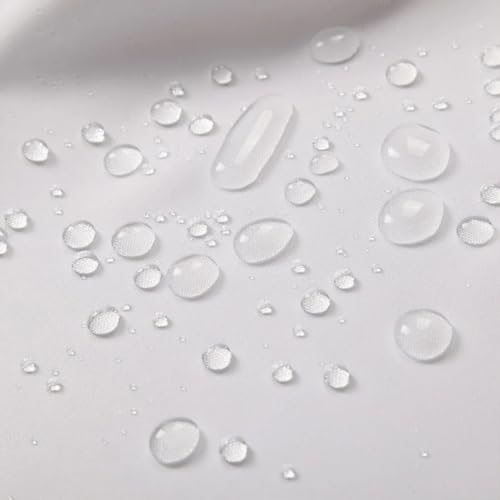 Rideau de douche imperméable blanc pour optimiser une petite douche - 6