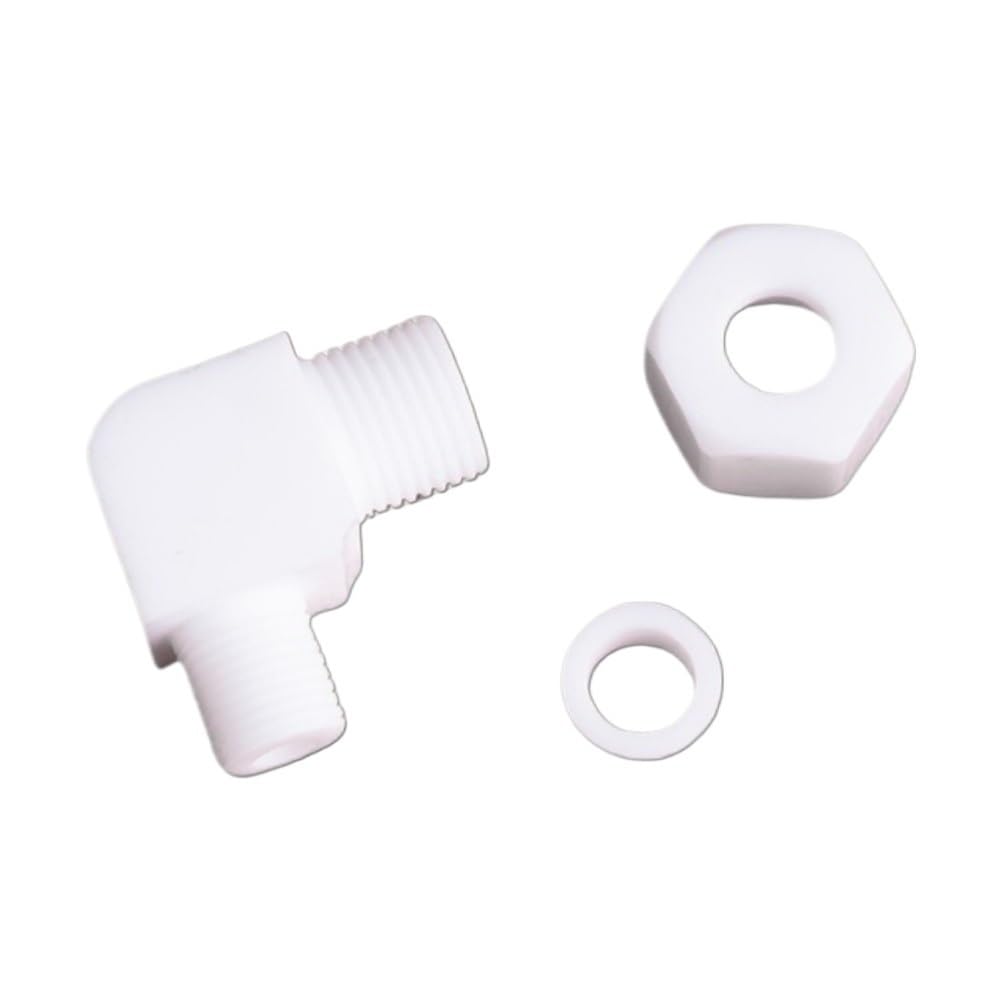 Raccord coudé en PTFE haute pureté de 1/8 pouce angle 90° connecteur 4mm