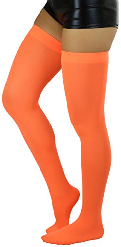 Image of ToBeInStyle Women's Nylon Thigh High Schoolgirl Opaque Stockings