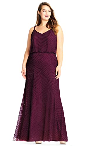 Image of Adrianna Papell Women's Long Blouson Dress