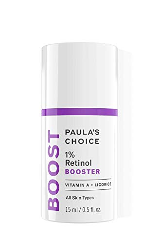 Paula's Choice BOOST 1% Retinol Booster, Vitamin A & Licorice Serum for Fine Lines & Wrinkles, 0.5 Ounce