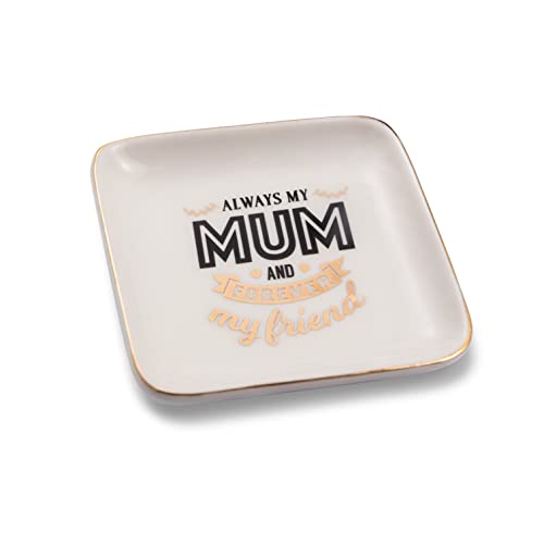 Always My Mum Forever My Friend - Bandeja de cerámica para baratijas, idea de regalo sentimental 28000001 28000001 28000001