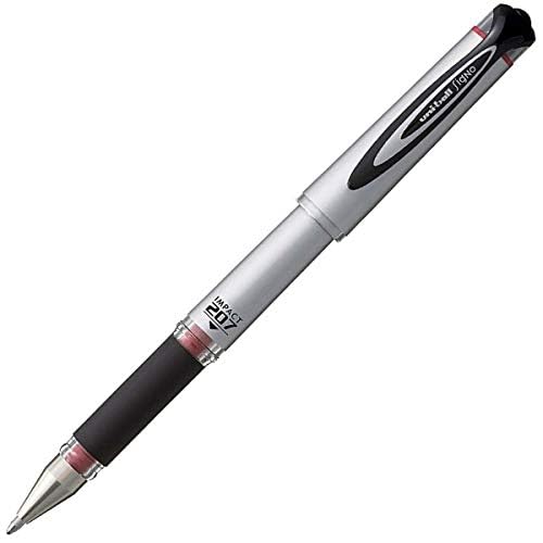 Bolígrafo Uni-Ball 207 Impact Roller Gel Tinta Roja miniatura 7