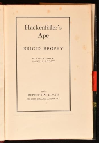 Hackenfeller's Ape B0000CIO6Z Book Cover
