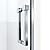 DreamLine Ascend 48-49 in. W x 72 in. H Frameless Pivot Shower Door in Matte Black