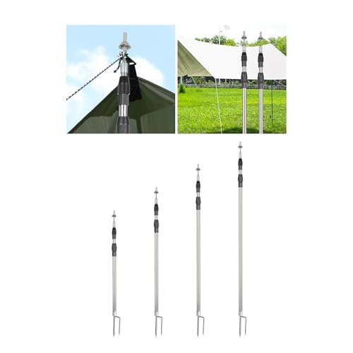Image of BNF Camping Tarp Poles Support Pole Awning Poles for Camping Backpacking Outdoor 1.5m|Sporting Goods | Outdoor Sports | Camping & Hiking | Tents & Canopies