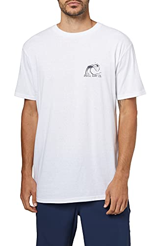 T-shirt O'NEILL blanc chiné amped XX-Large à manches courtes homme