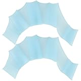 1 Paar Schwimmflossen und Wasserhandschuhe f¨¹r Schwimmen Tauchen Gr??e M