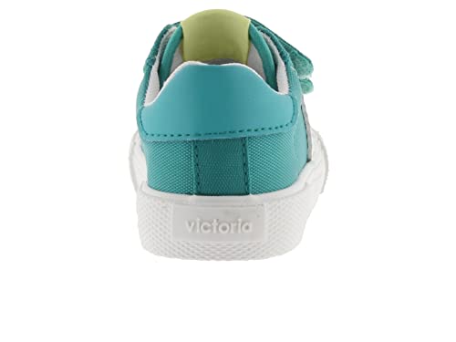 victoria Girls Tribu Tiras Nylon Sneakers, Agua,11 M US3