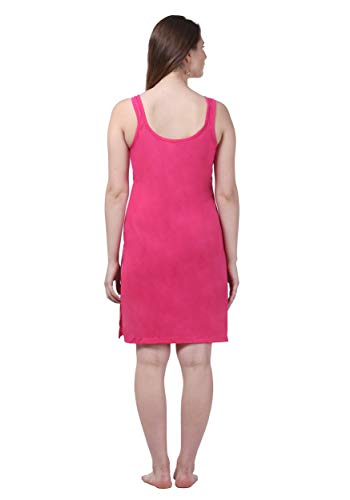 Image of Splash Cotton Rich Camisole Slip for Women| Long Kurti Slip /Suit Slip /Camisole Slip Knee Length - 139