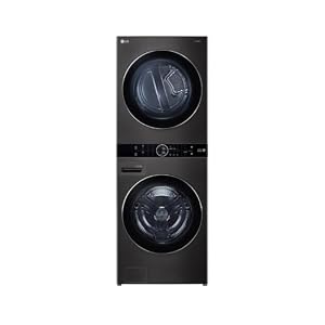 LG Waschtrockner 17 kg/16 kg 1100 U/min Schwarz - WT1716BBF