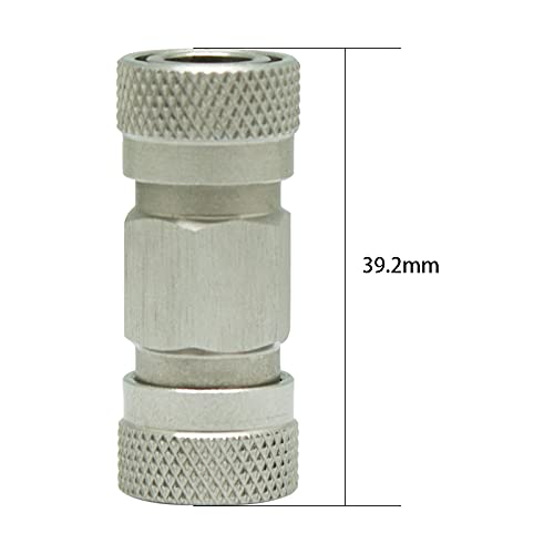 Universal Foster Quick-Disconnect Coupling Fill Adapter PCP Paintball HPA Air Tool Fittings (8mm Female to 8mm Female), 8MM Male to Male