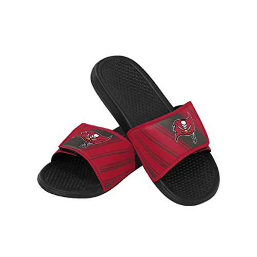 Image of FOCO mens NFL Team Logo Legacy Sport Slide Sandals