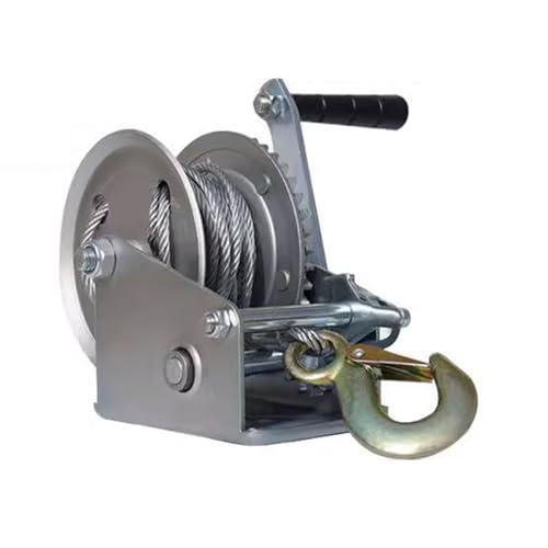 Winche manual para remolque resistente 3000 lbs con cable 26 pies miniatura 4