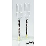 Sambucagläser, 4er-Set: Diese handgefertigten Sambuca-Gläser sind eine besonders pfiffige Idee, auch als Geschenk für alle Freunde des Likörs: Im Stiel eines jeden Sambucaglases befinden sich Kaffeebohnen. (Mitgelieferte Kaffeebohnen dienen zu Deko-Zwecken, nicht zum Verzehr!)