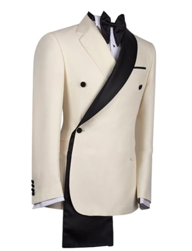 Veste de Costume Homme Chic Blazer de Cérémonie Noir à Bouton Unique