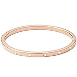 Fossil Damen-Armreif Edelstahl 6,1 cm roségold JF00843791-S