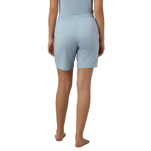 Image of Amante Womens Pink Cherry Printed Relaxed Fit Sleep Shorts