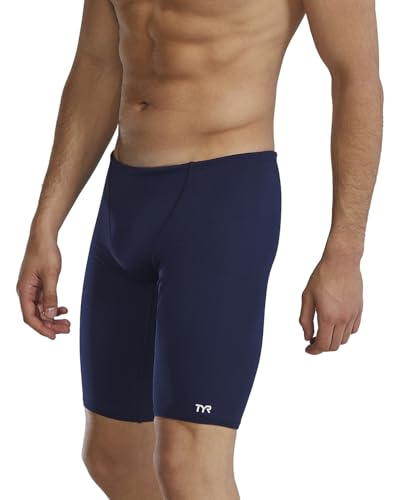 Image of TYR Men's Durafast One Jammer - Solid Training Athletic Swimsuit Briefs