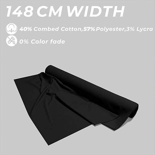 Image of BIGREAMS Unstitched Cotton Lycra Stretchable Trouser Fabric for Men - 1.5 Meter Pant Piece | 40% Cotton, 57% Polyester, 3% Lycra | Wrinkle-Less, Lightweight & Comfortable