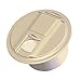 RV Designer B103, Round Electrical Cable Hatch, Universal, 5 inch Diameter, Colonial White