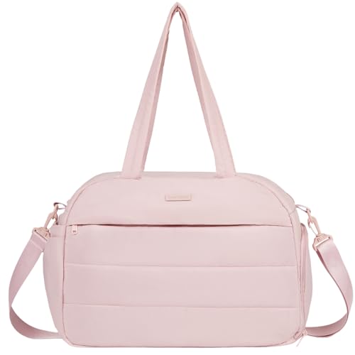 NISHEL Duffle Bag for Women, Large Capacity Carry On Weekender Travel Bag