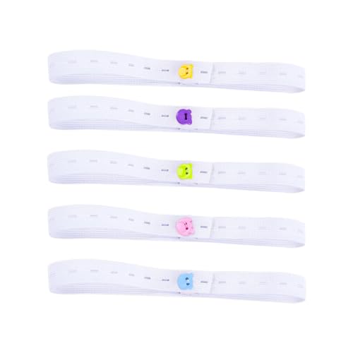 ULDIGI 20pcs Infants Diaper Tape Elastic Diaper Strips for Girls Boys Newborn Comfortable Fasteners for Baby Covers (50cm/Random)