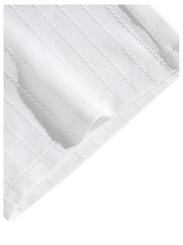 GORGLITTER Men's Vacation Beach Outfits Textured Short Sleeve Tee and Shorts Sets Tracksuit4