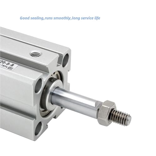 Vérin pneumatique double effet SDA50x25-B compact à course variable - 5