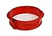 Lékué Moule Rond Démontable 23 cm Assiette en Céramique Rouge Duo