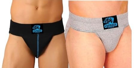 fufazzz sports Gym Supporter for Men Sports Underwear for Men for Workout in Gym Stretchable Cotton, Quick Dry, Moisture Wicking Supporter for Cricket, Gym, Running-Black & Grey-picture-44