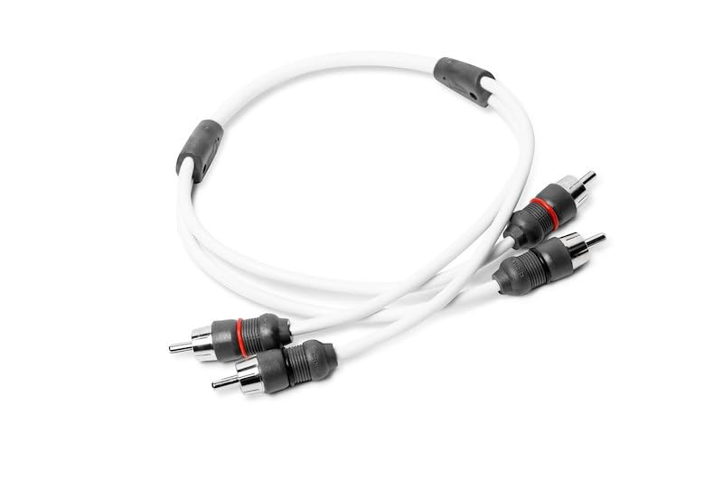 JL Audio 2-Channel 1.5' Marine Audio RCA Cable - XMD-WHTAIC2-1.5