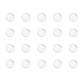 uxcell 4mm Solid Round Clear Glass Ball Boiling Stones Soda Lime Glass Beads 500pcs
