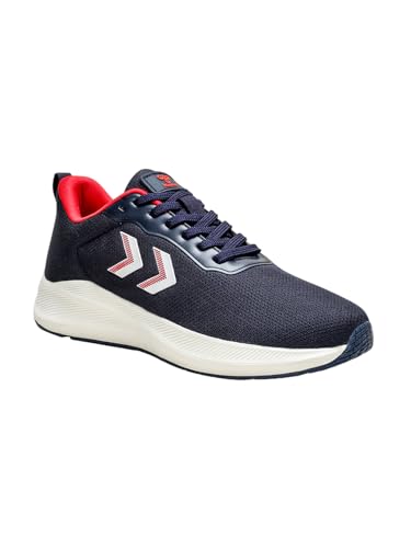 Image of hummel Ultralite Lace Up Sports Shoes for Men with Lightweight TPR Sole Comfortable Breathable and Slip Resitant Ideal for Running Walking Gym Trekking Hiking