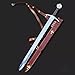 VBM Blades Handmade Medieval The Accolade Sword of The Knights Templar Replica, Viking Sword with Scabbard, Stainless Steel Blade, Decoration, Collection, Cosplay, (Templar)
