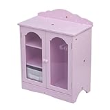 Guardaroba per Bambole Armadio Legno Mobili Giochi Olivia