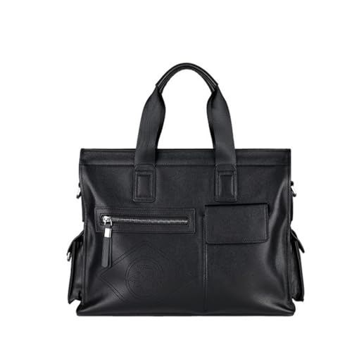 Men's Bag Leather Men's Handbag Cowhide Computer Bag Business Large Capacity Briefcase Crossbody