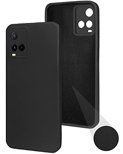 Image of Jkobi Back Cover Case for Vivo Y21 2021 | Y21G (Inside Fiber Cloth | Smooth Matte Finish | Elegant Professional Look |Black)