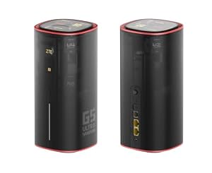 ZTE G5 Ultra Gaming, 5G Router, Tri-Band WiFi 7, 2.5G, Schwarz